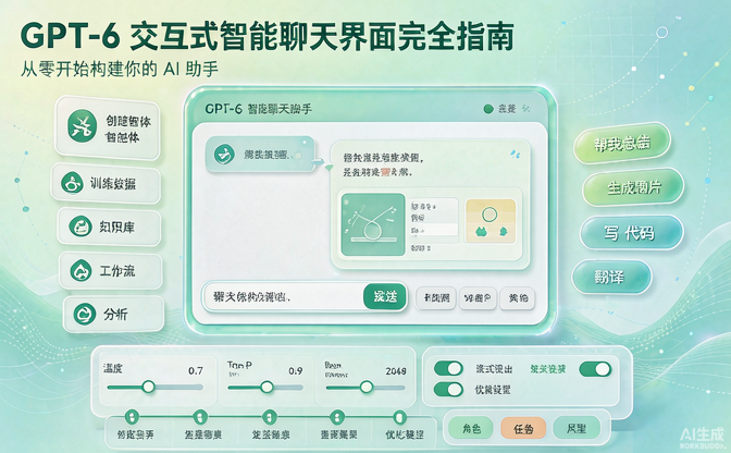 GPT-6 智能交互界面体验记:对话不再只有文字,还能点按钮插图 GPT-6 智能交互界面